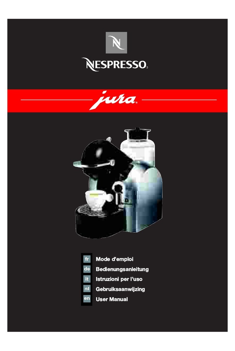 Nespresso Jura User manual