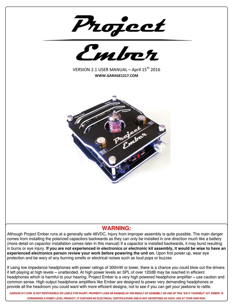 Garage1217 project ember user manual