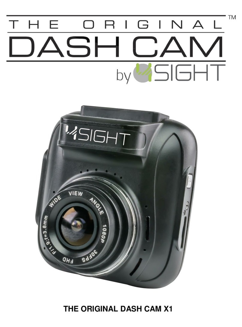 4Sight THE ORIGINAL DASH CAM X1 manual