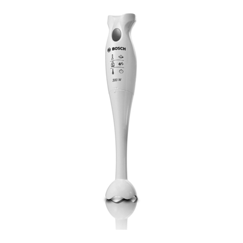 Bosch MSM6B Series User manual