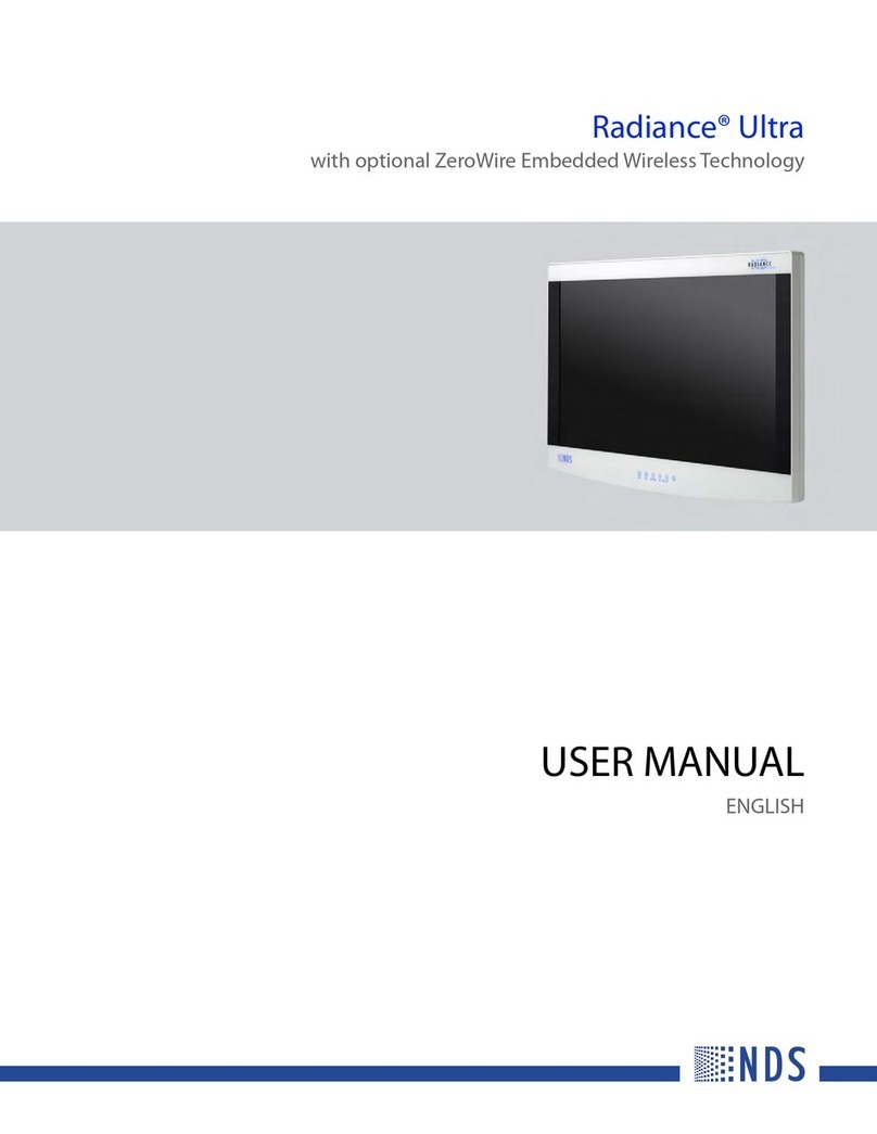 NDS Radiance Ultra SERIES User manual