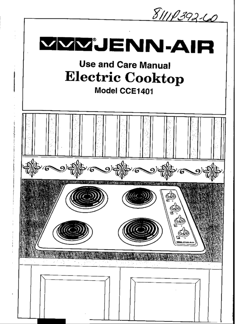 Jenn-Air CCE1401 use and care manual