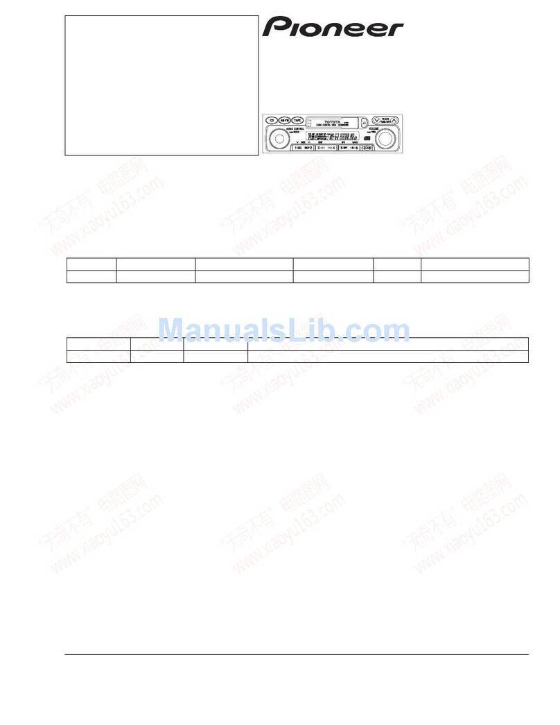 Pioneer KEH-M8196ZT User manual