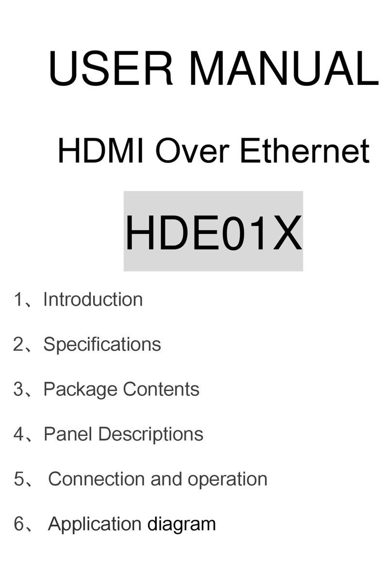 Sinovision HDE01X user manual