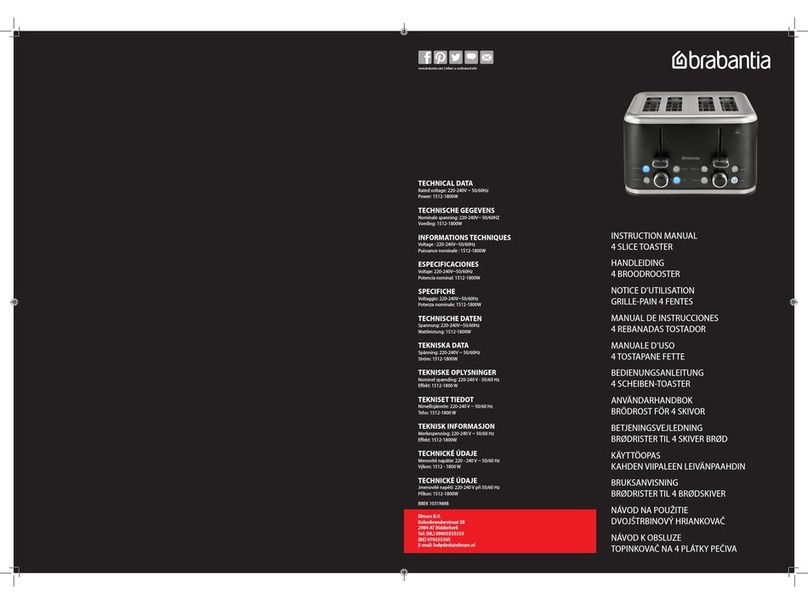 Brabantia BBEK1031NMB instruction manual