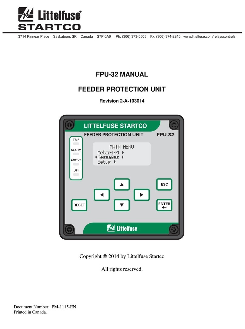 Littelfuse Startco FPU-32 User manual