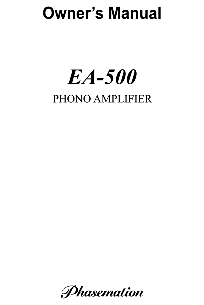 Phasemation EA-500 owner's manual