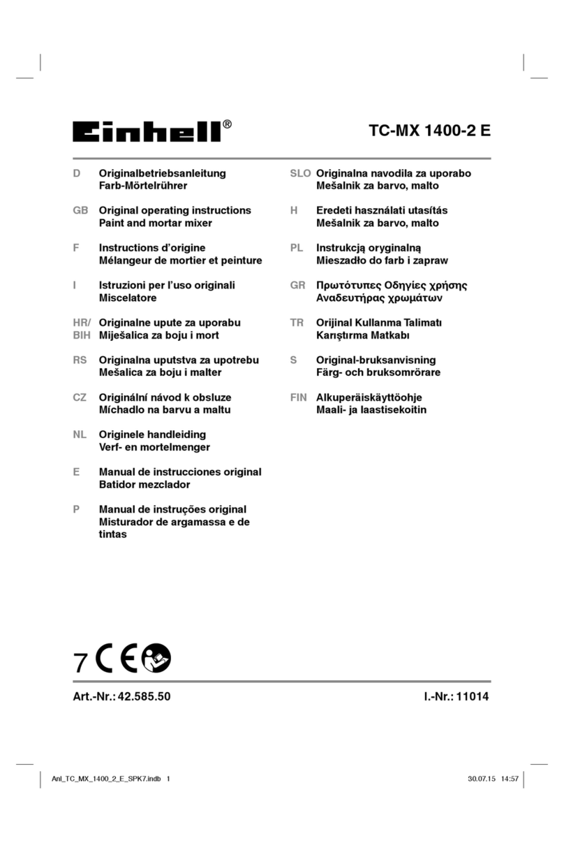 EINHELL TC-MX 1400-2 E User manual