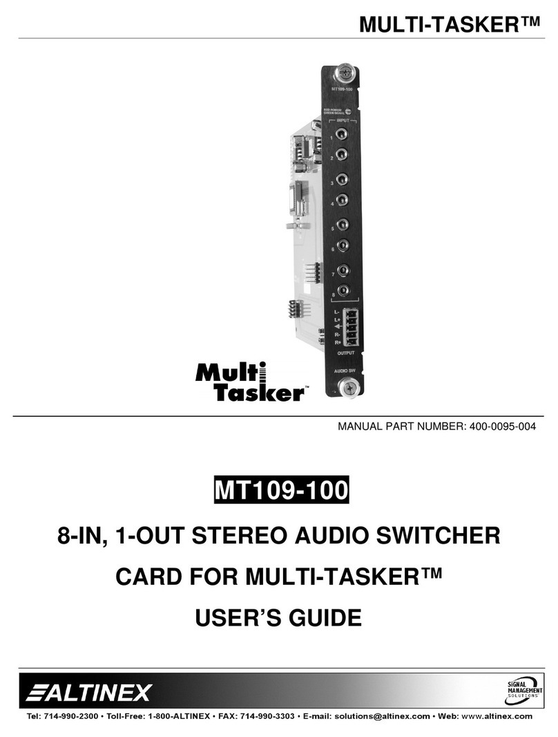 Multi-Tasker MT109-100 user guide