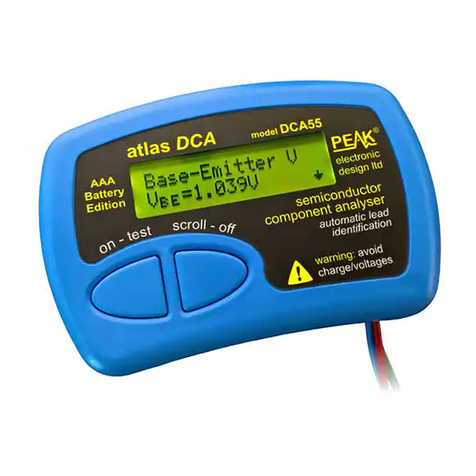 Peak Atlas DCA55 User manual