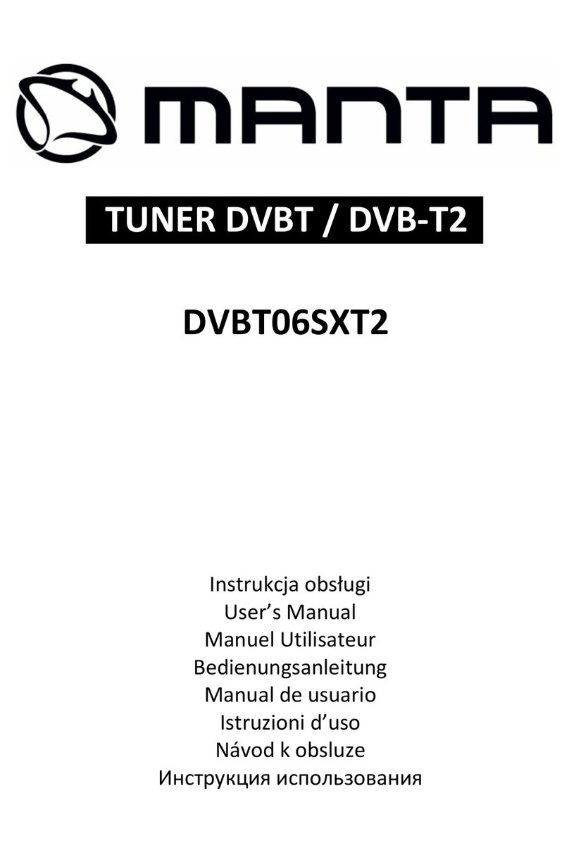 Manta DVBT06SXT2 User manual