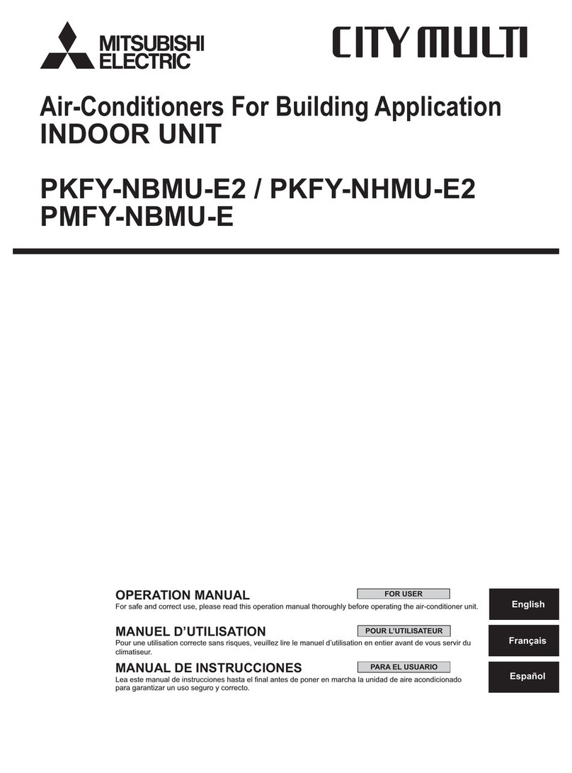 Mitsubishi PKFY-NBMU-E2 User manual