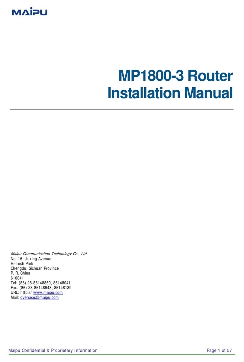Maipu MP1800-3 User manual