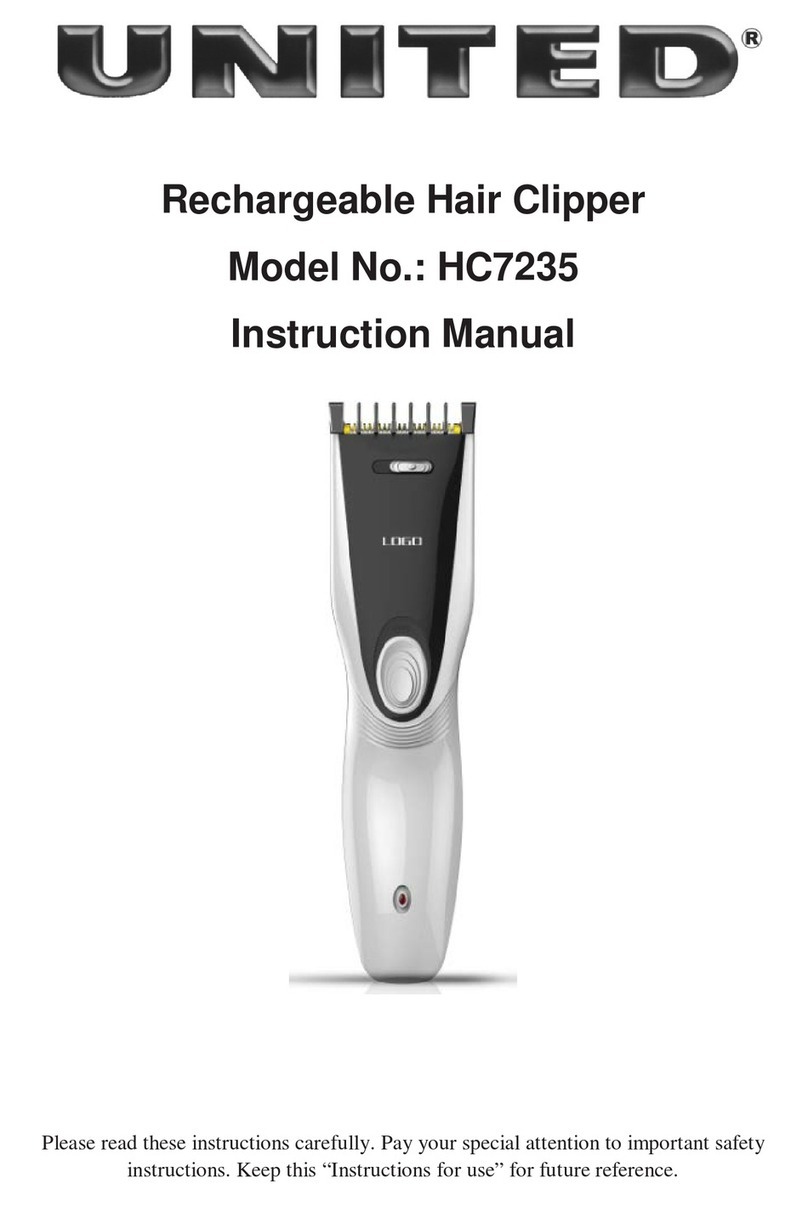 UNITED HC7235 instruction manual