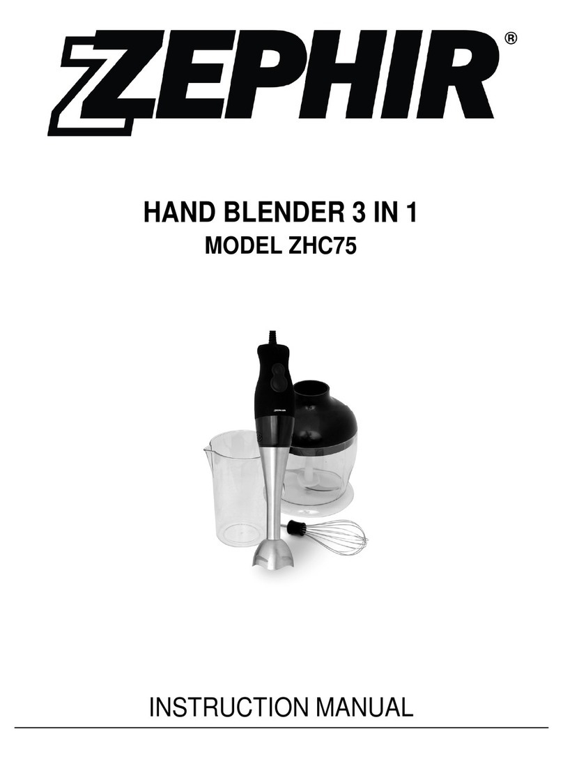Zephir ZHC75 instruction manual