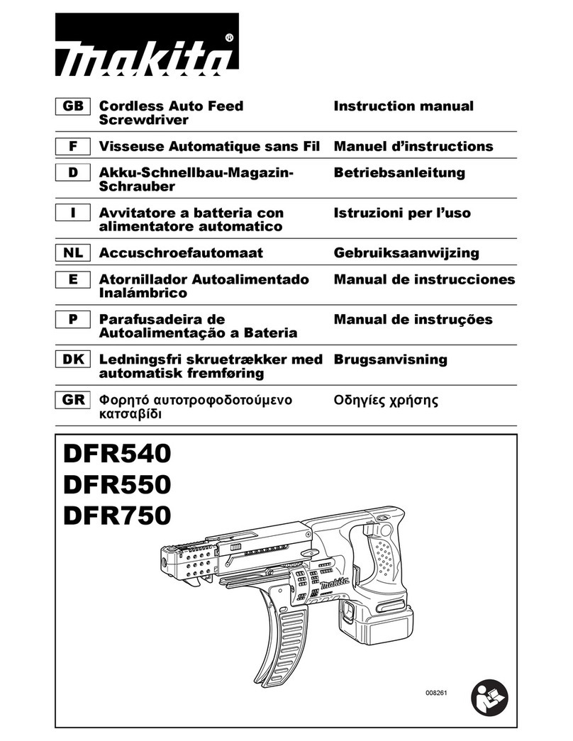 Makita DFR540 User manual