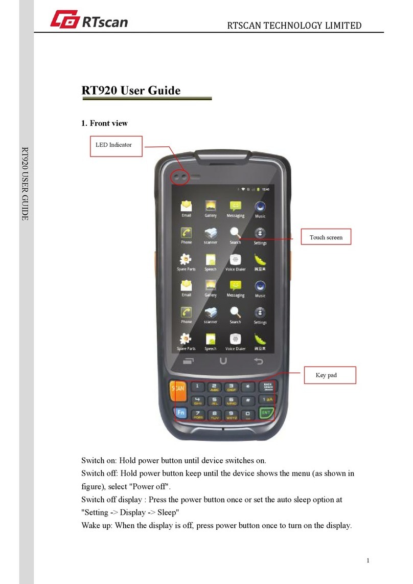 RTscan RT920 user guide