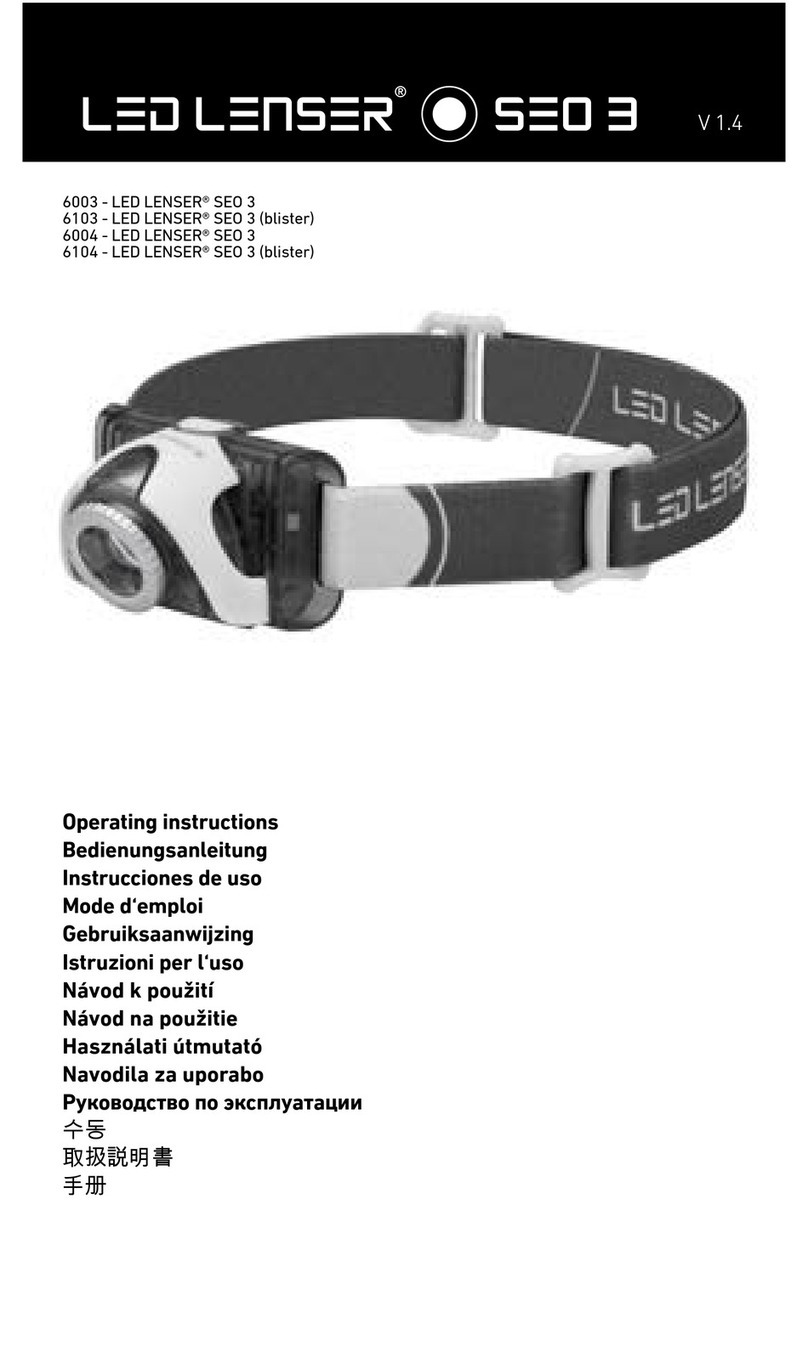 ledlenser SEO 3 operating instructions