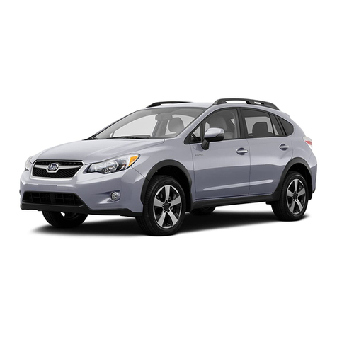 Subaru XV Crosstrek User manual