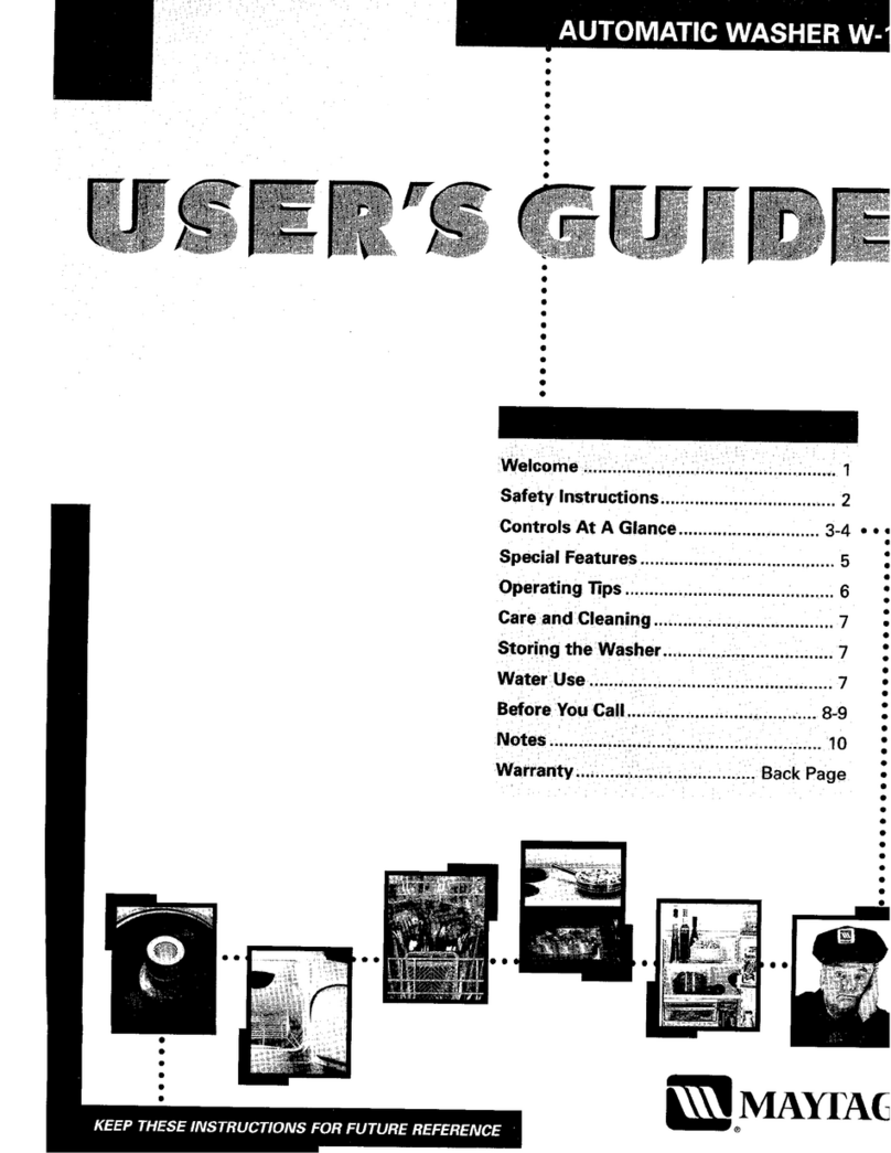 Maytag LAT9390 user guide