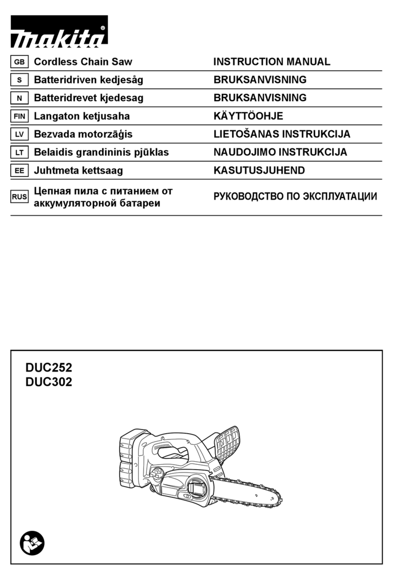 Makita DUC252 User manual