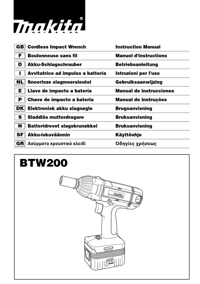 Makita BTW200 User manual