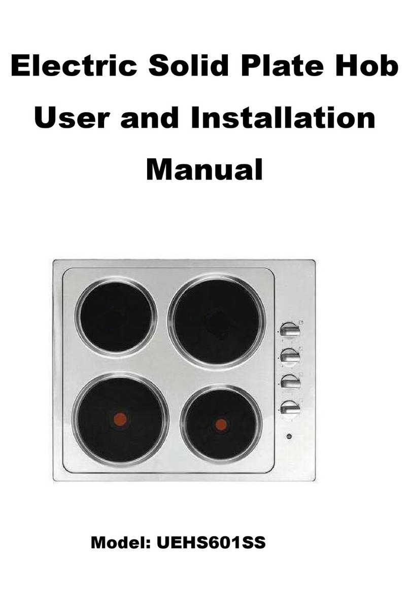 Appliance 365 UEHS601SS User and installation manual