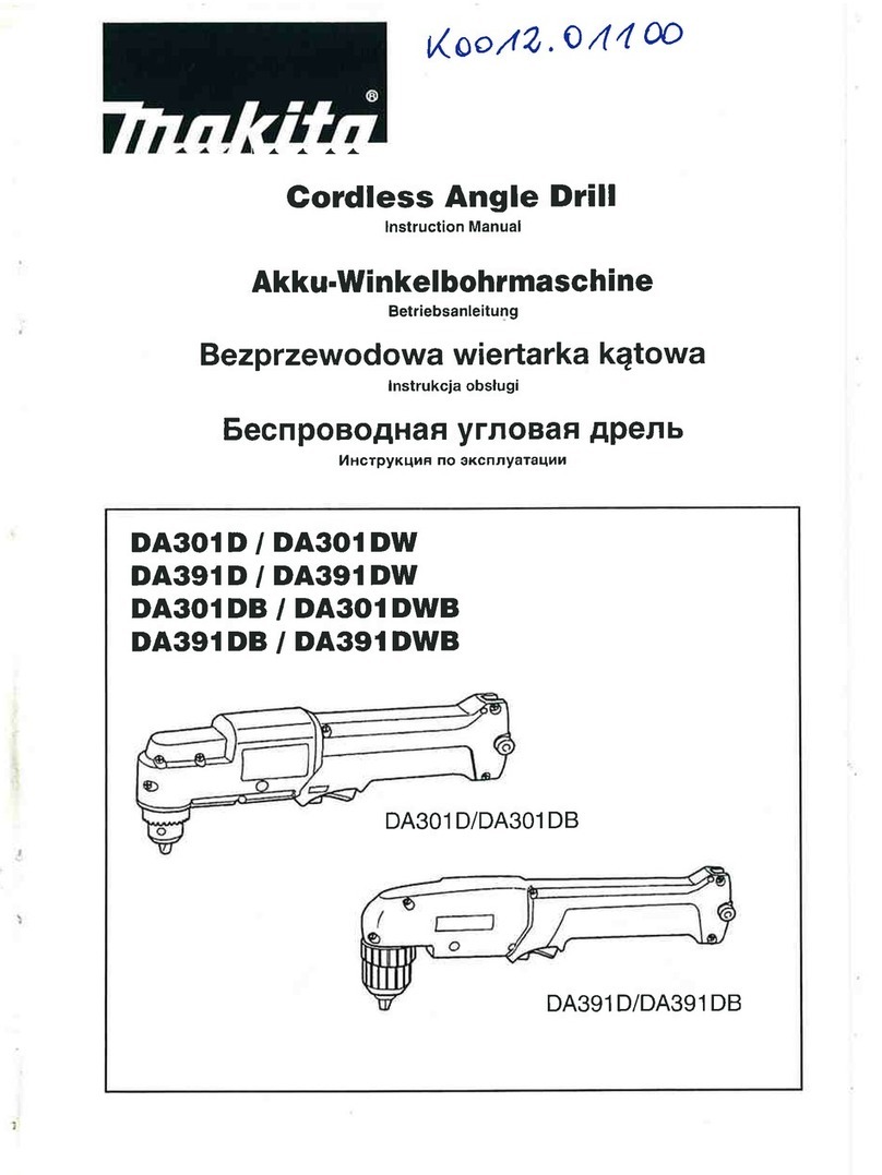 Makita DA30ID User manual