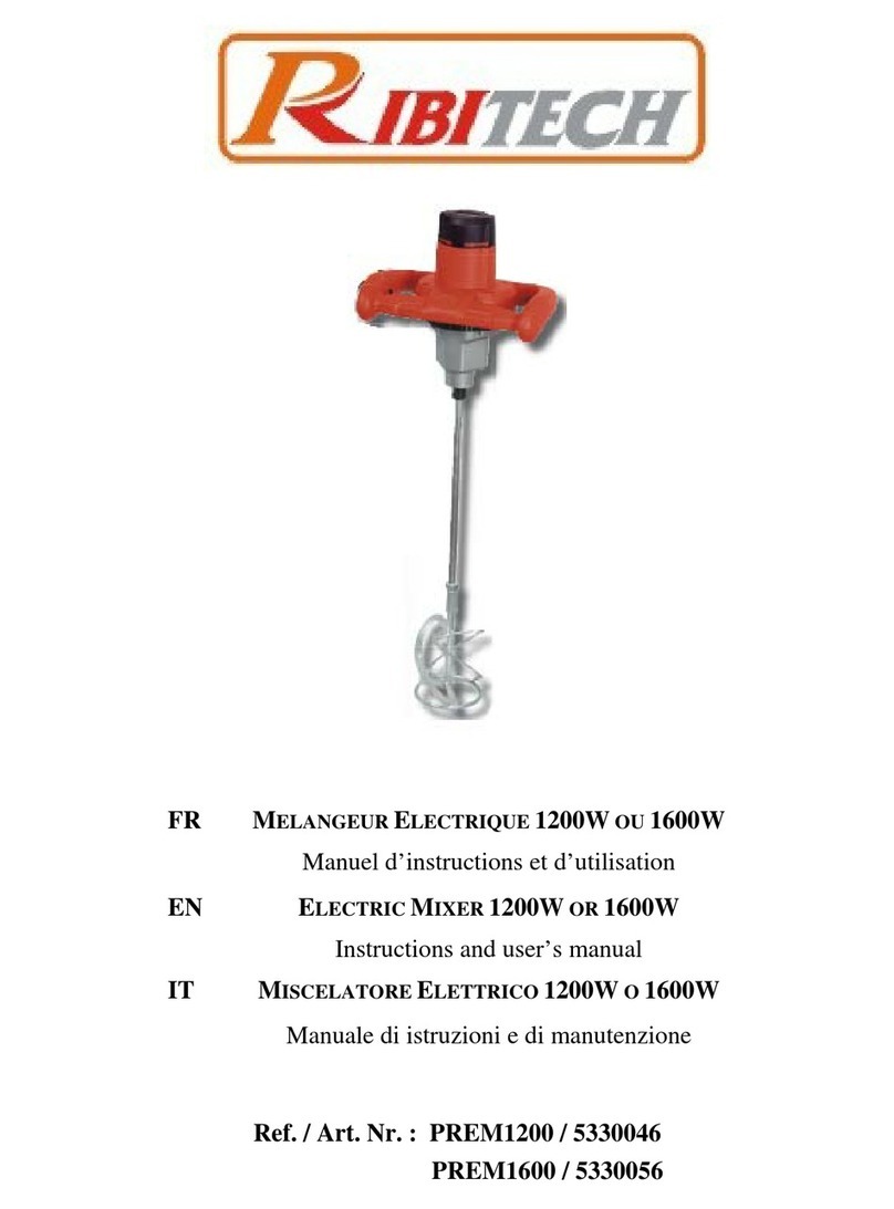 Ribitech PREM1200 instructions