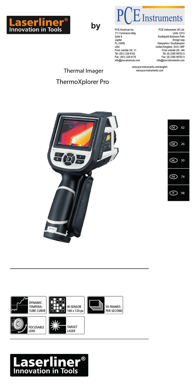 LaserLiner ThermoXplorer Pro user manual