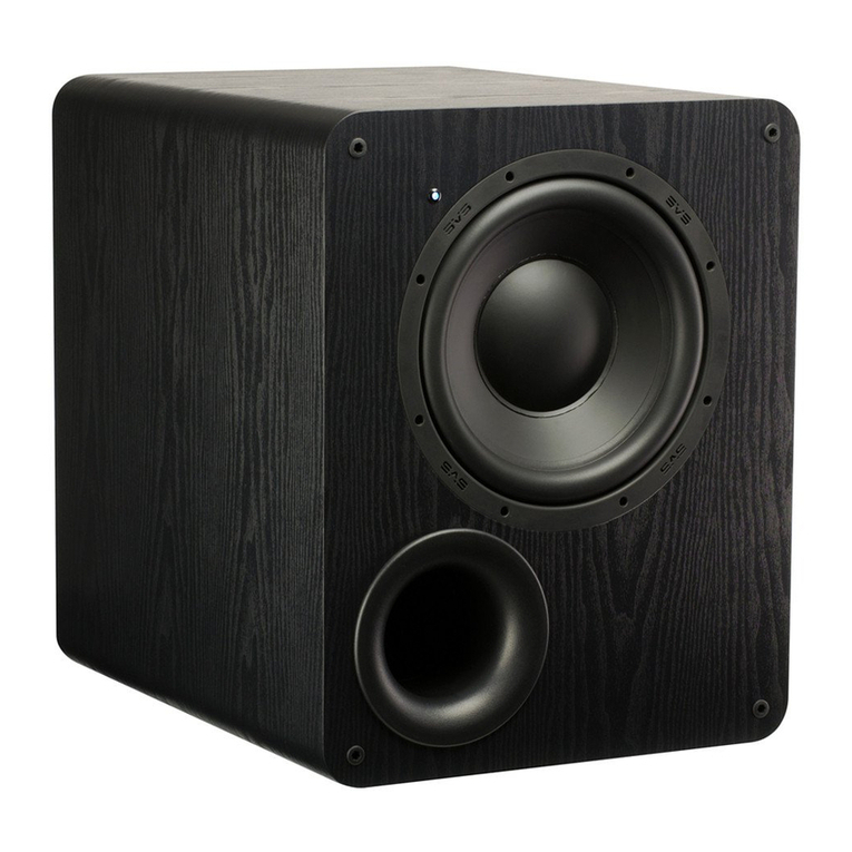 SVS PB-1000 User manual