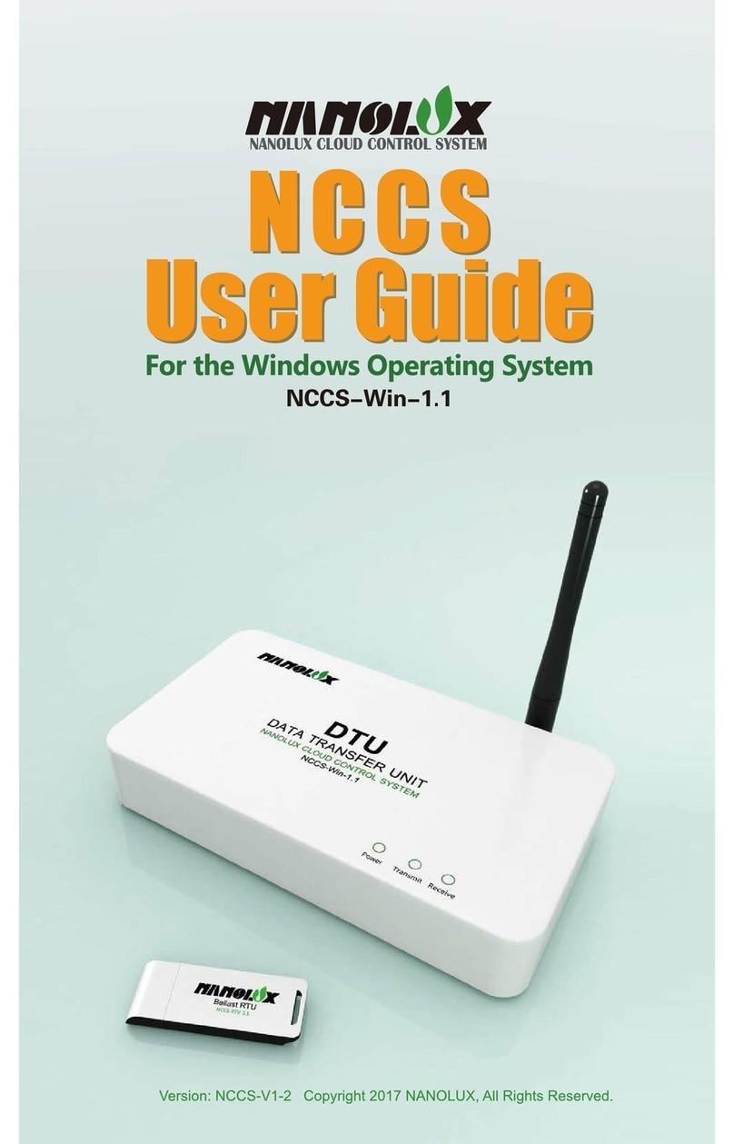 NANOLUX NCCS user guide