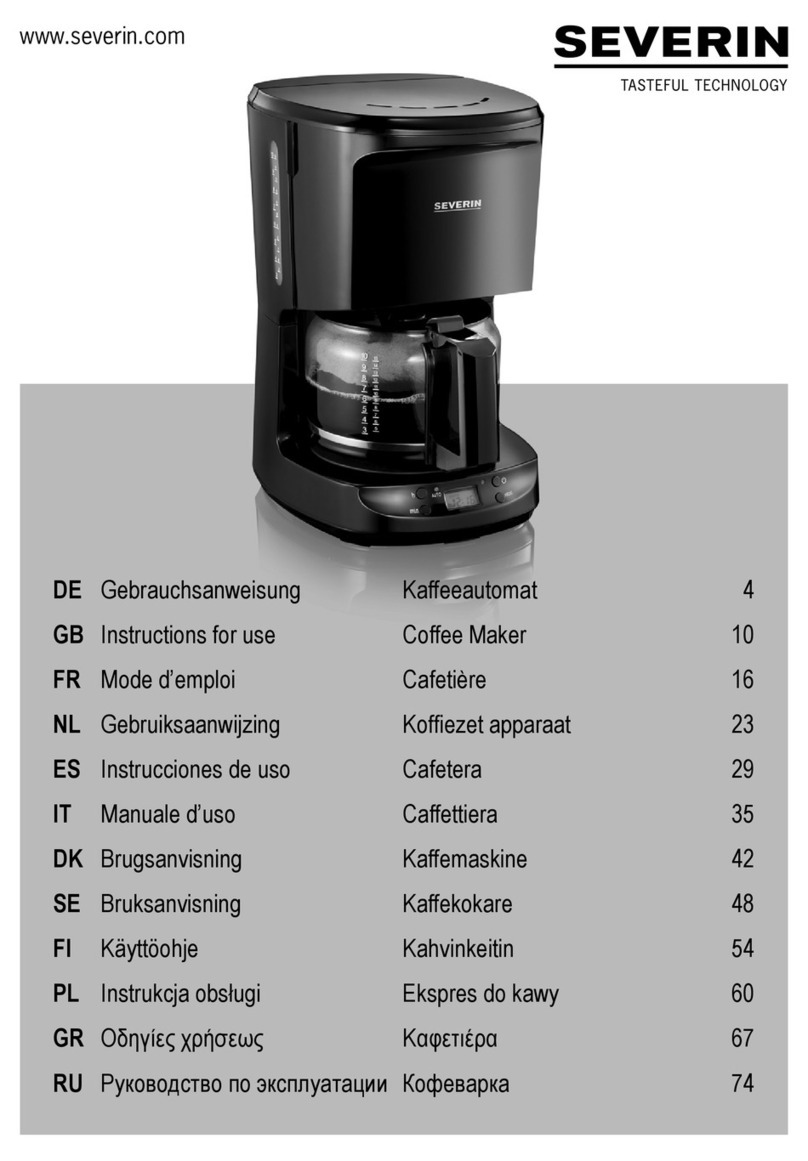 SEVERIN KA4182 User manual