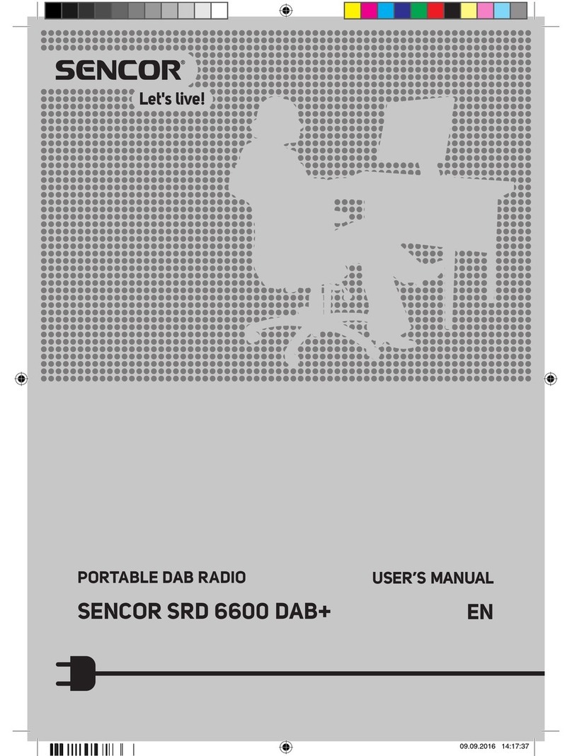 Sencor SRD 6600 DAB+ user manual