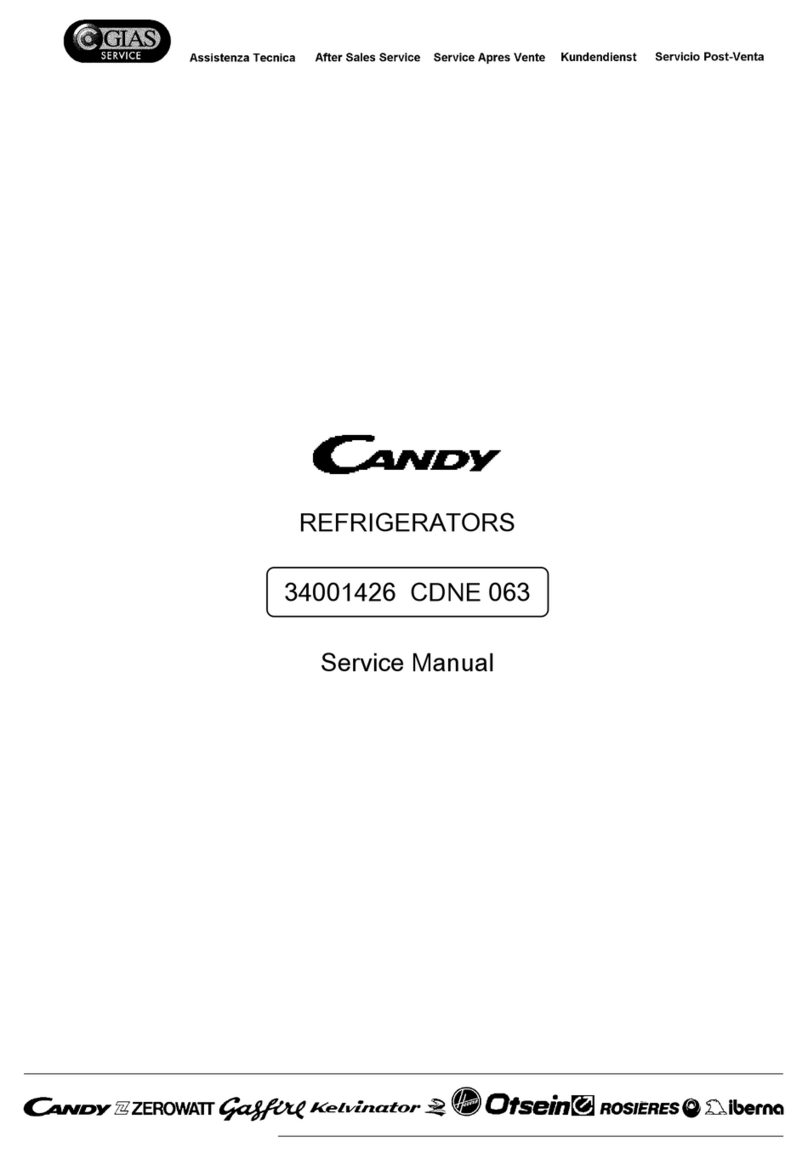 Candy 34001426 CDNE 063 Service manual