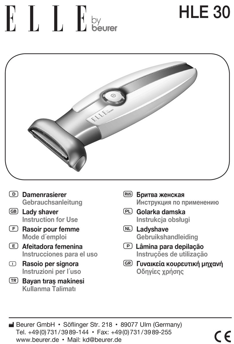 Beurer HLE 30 Instructions for use