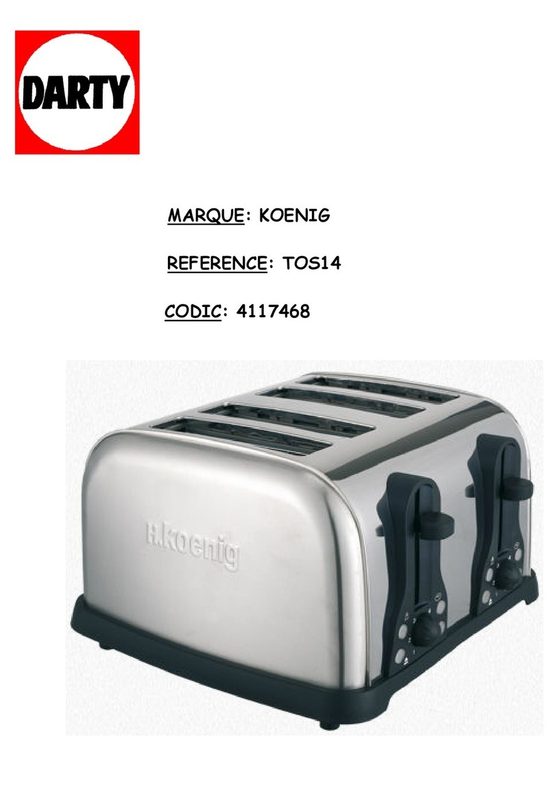 Koenig TOS14 User manual