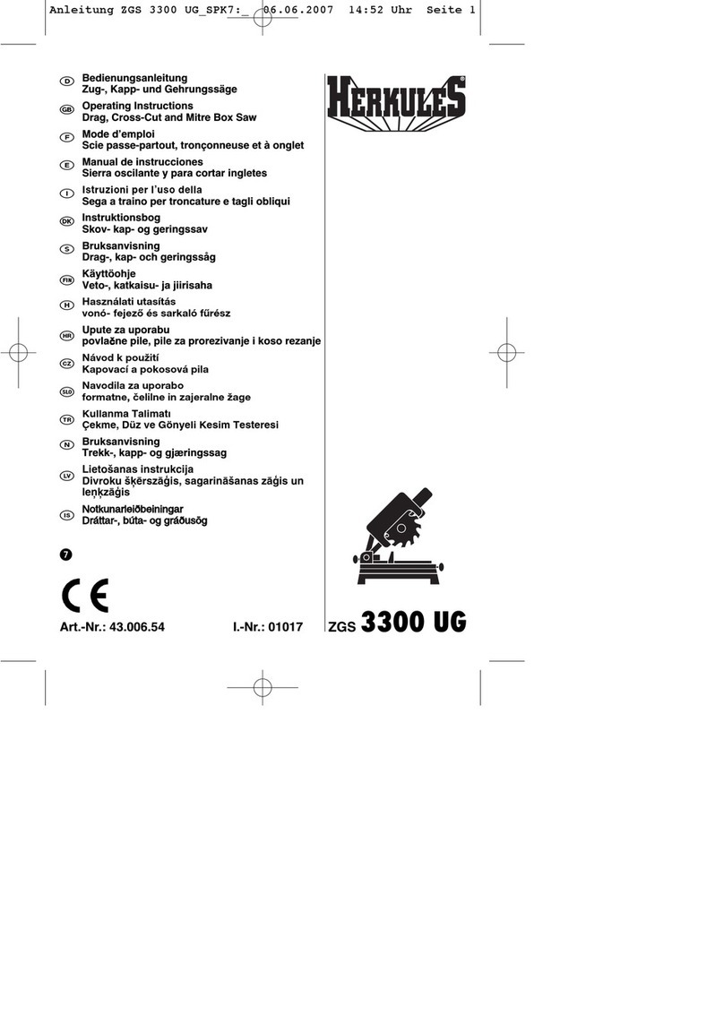 HERKULES ZGS 3300 UG operating instructions