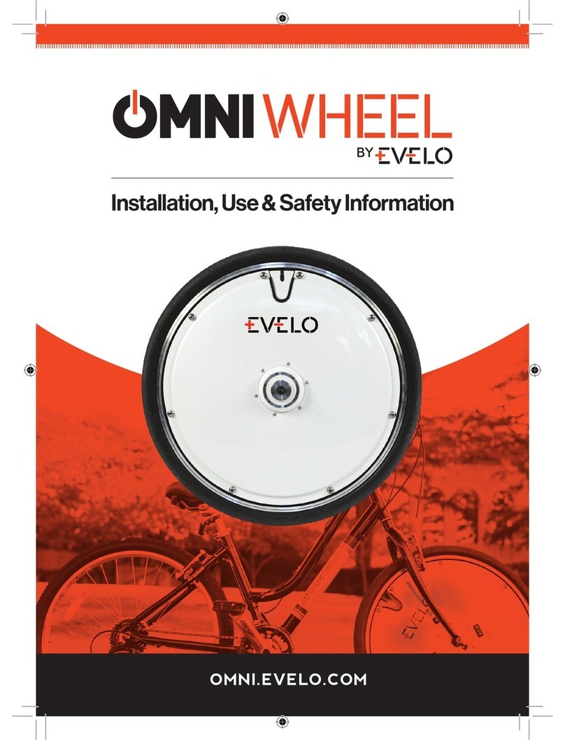 Evelo Omni Wheel Installation, use & safety information