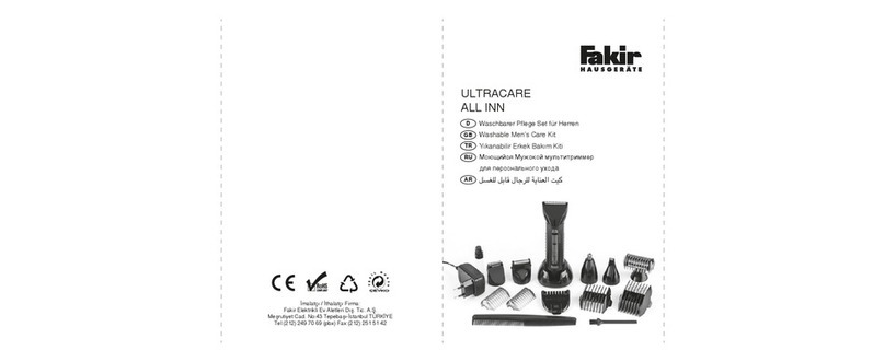 Fakir Ultracare instruction manual