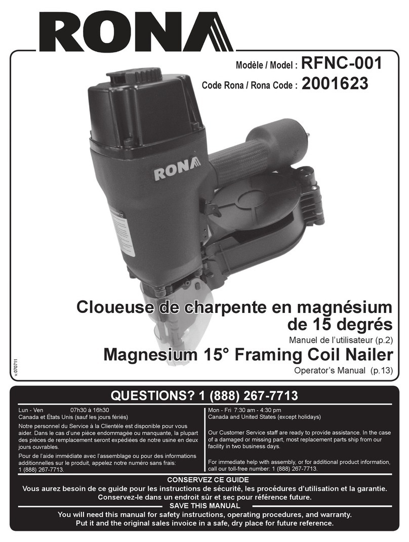 Rona RFNC-001 User manual