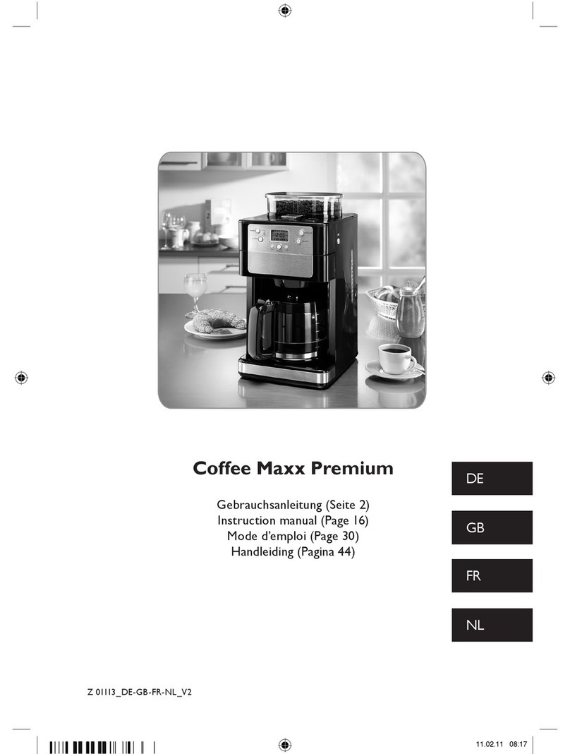 Coffeemaxx 239451 instruction manual