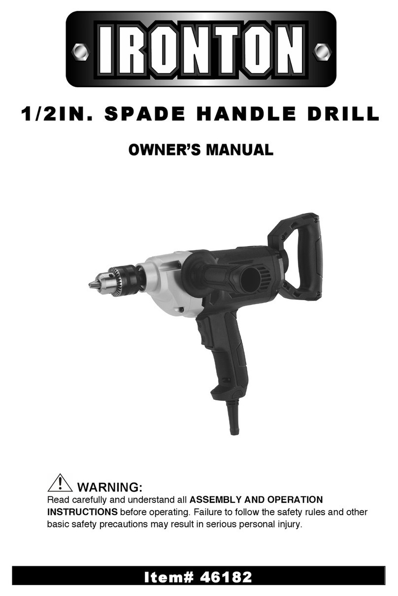Ironton 46182 owner's manual
