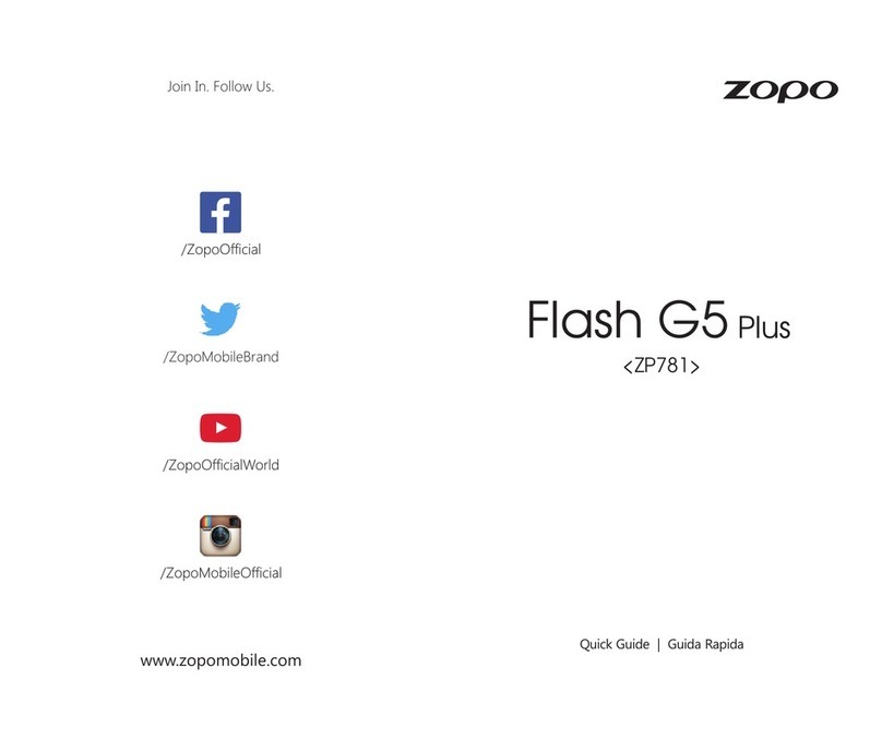 Zopo FLASH G5 PLUS User manual
