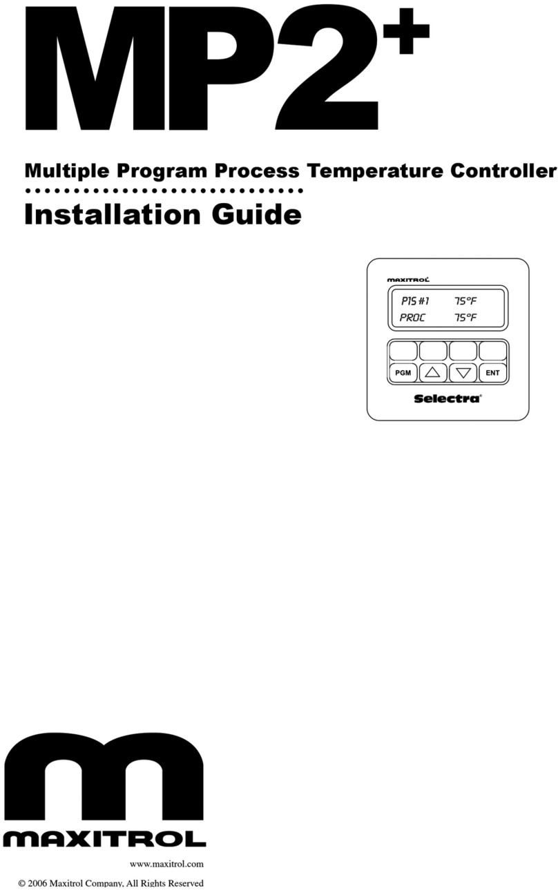 Maxitrol Selectra MP2+ User manual