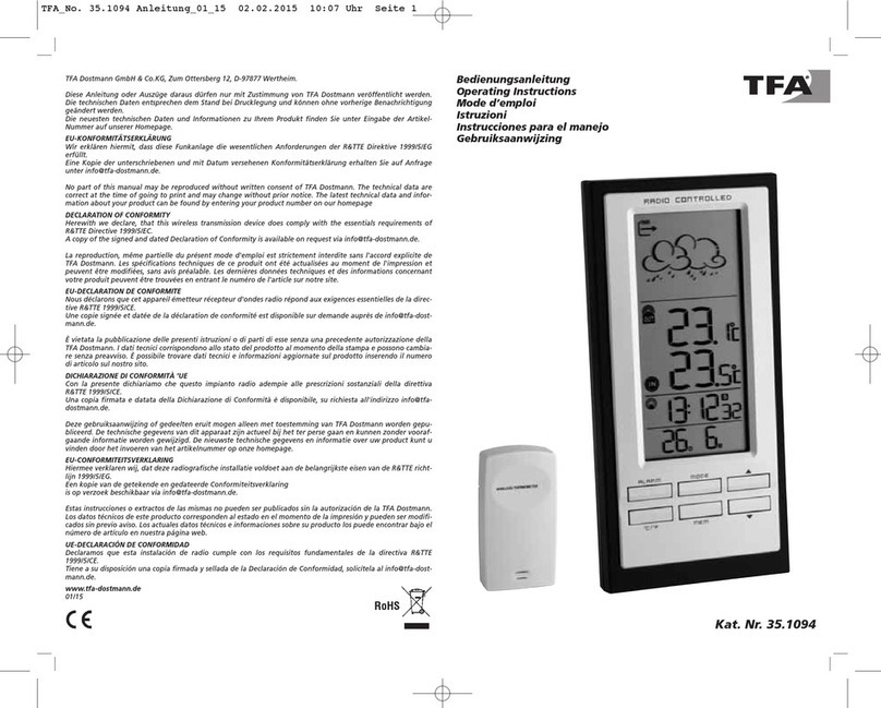 TFA 35.1094 Operating	 instruction