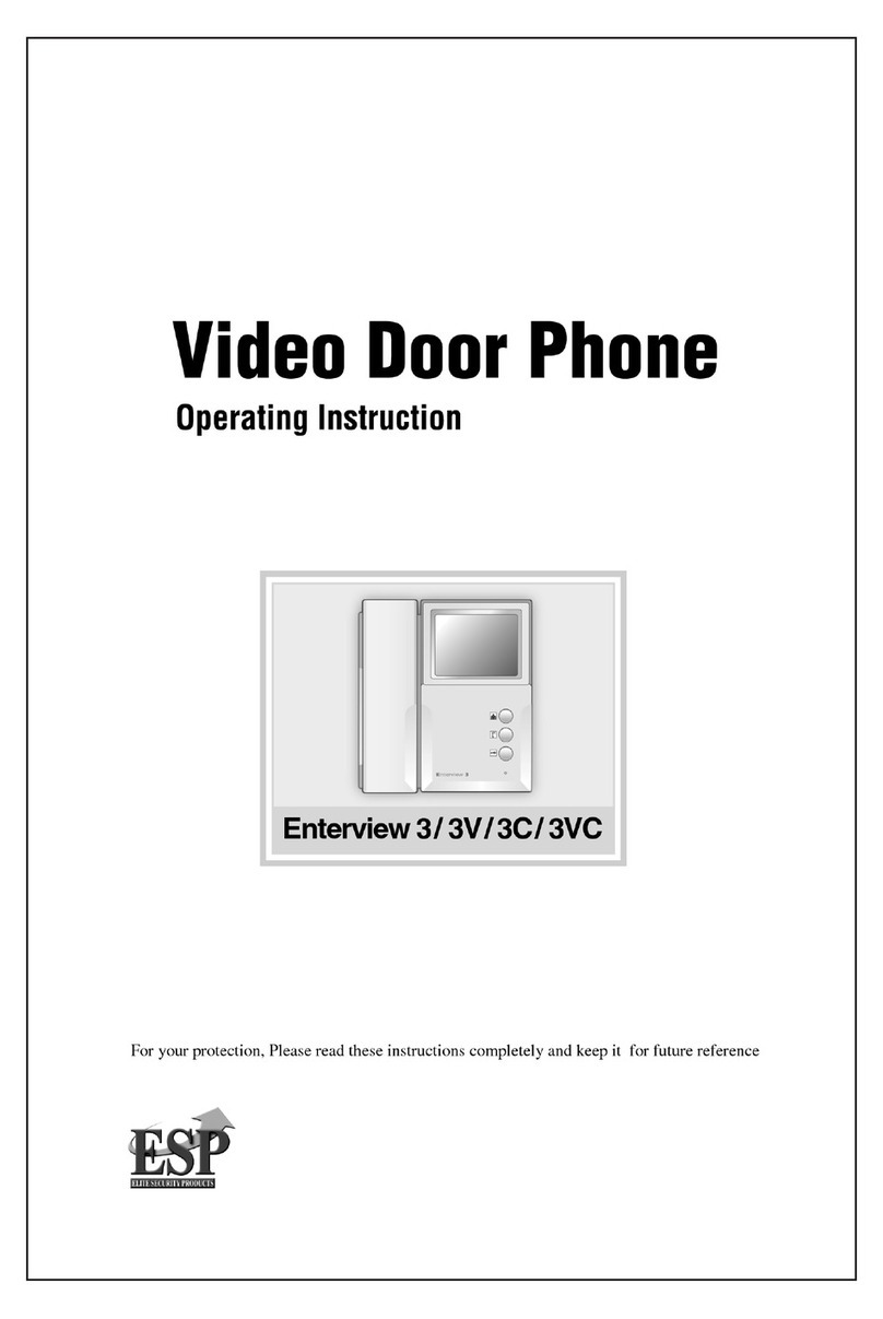 ESP Enterview 3 operating instructions