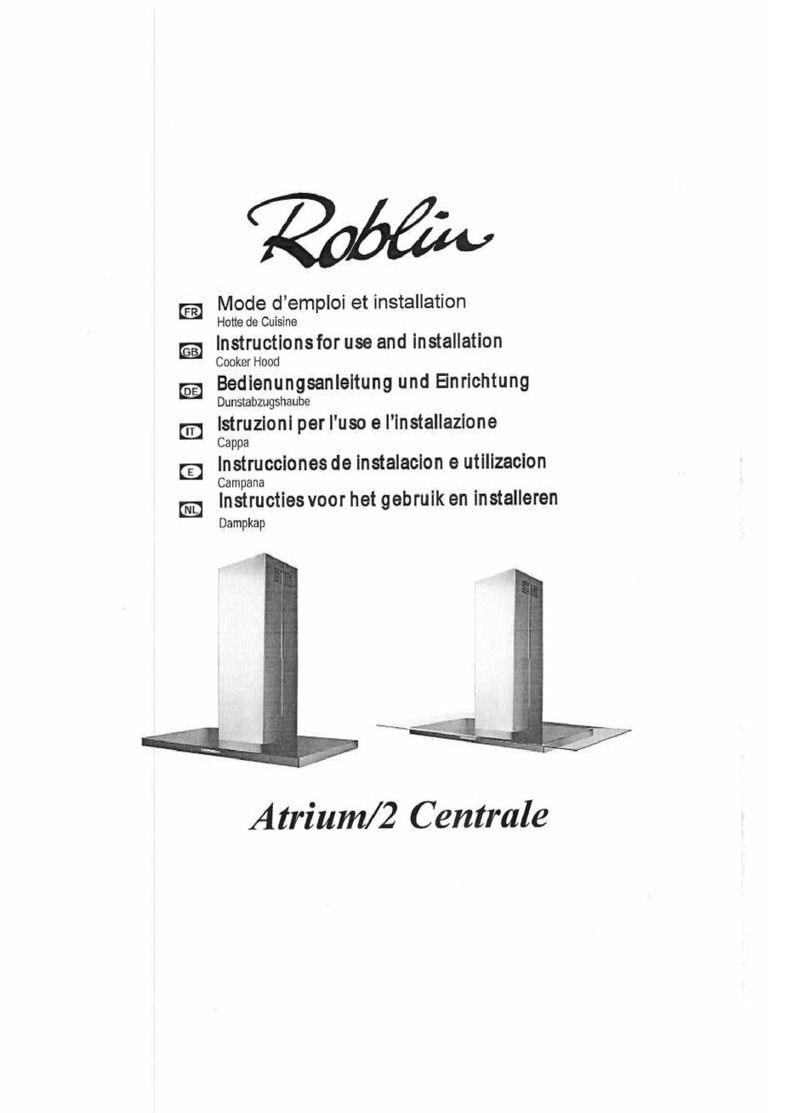 ROBLIN ATRIUM/2 CENTRALE Operation manual