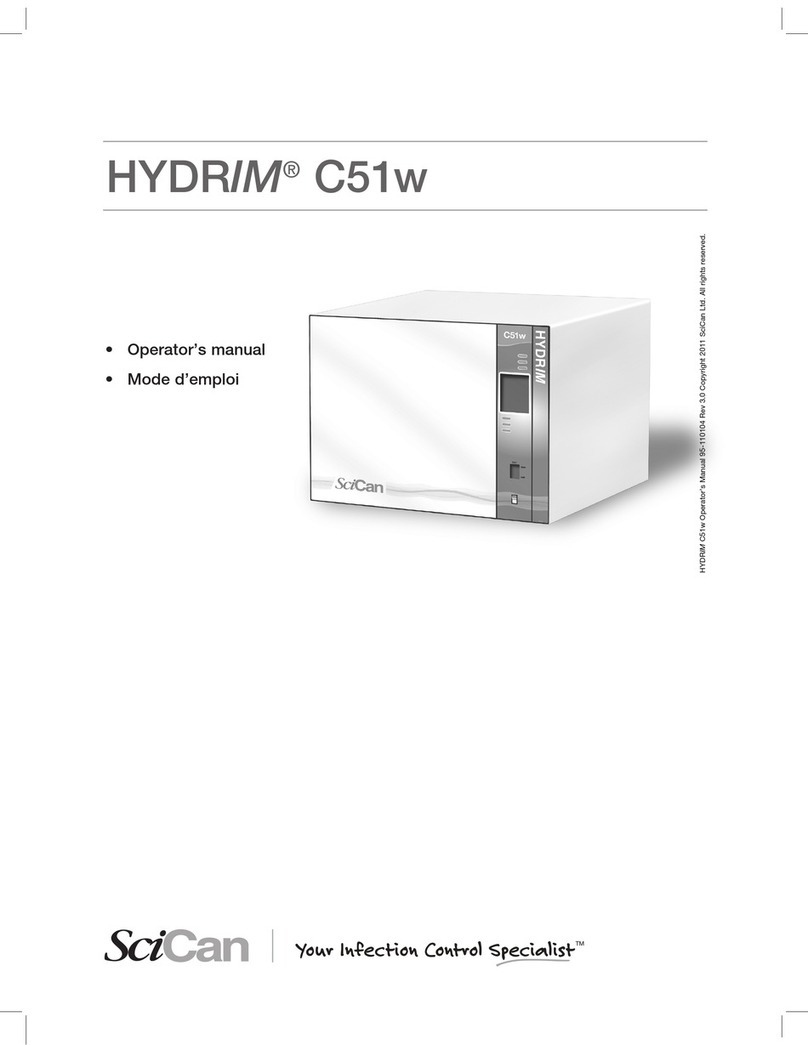 SciCan hydrim c51w Operator's manual