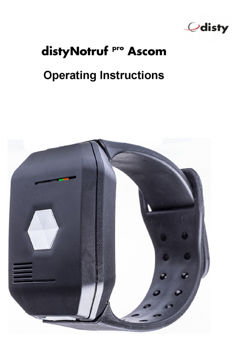 Disty distyNotruf pro Ascom operating instructions